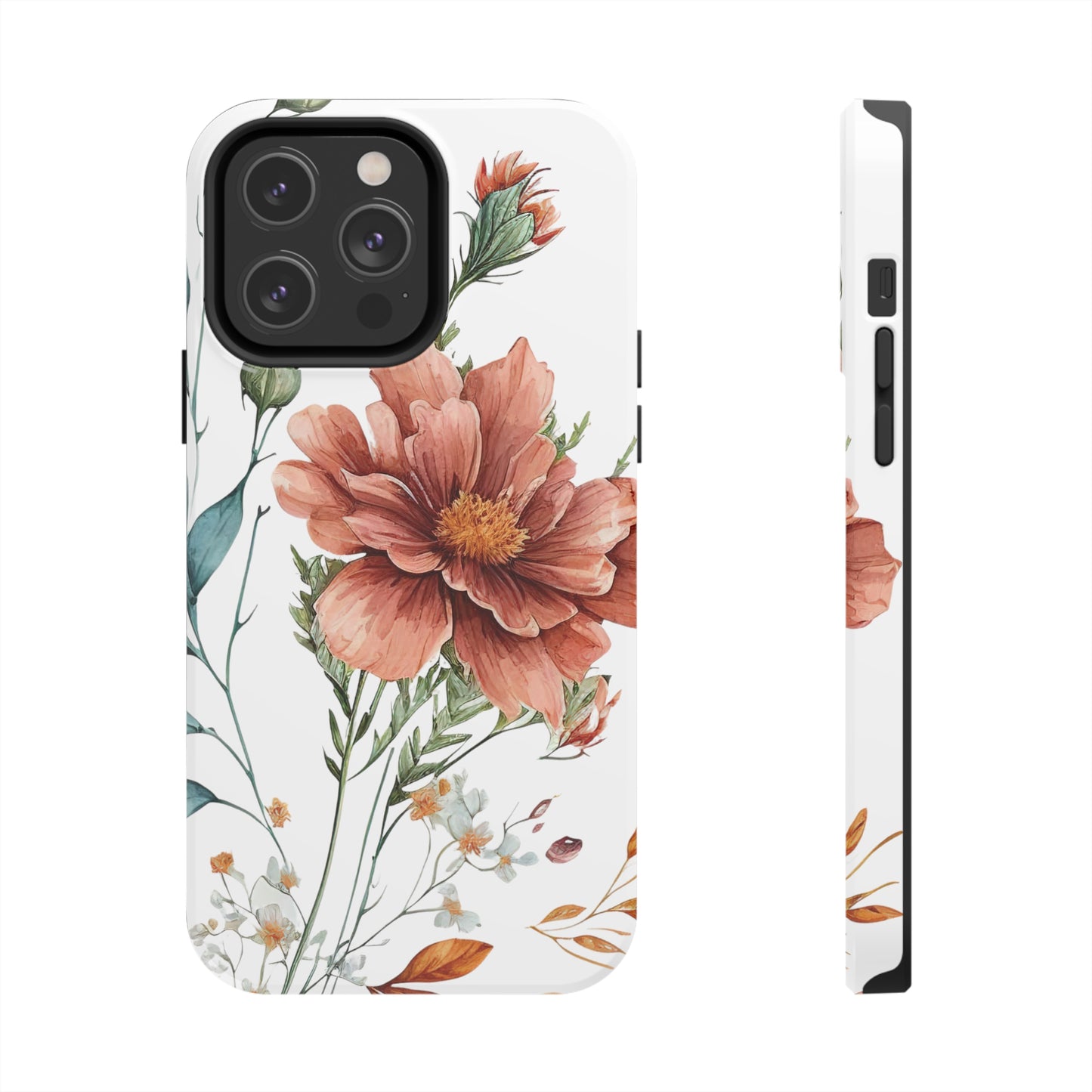 Tough Phone Cases: Watercolor Flower