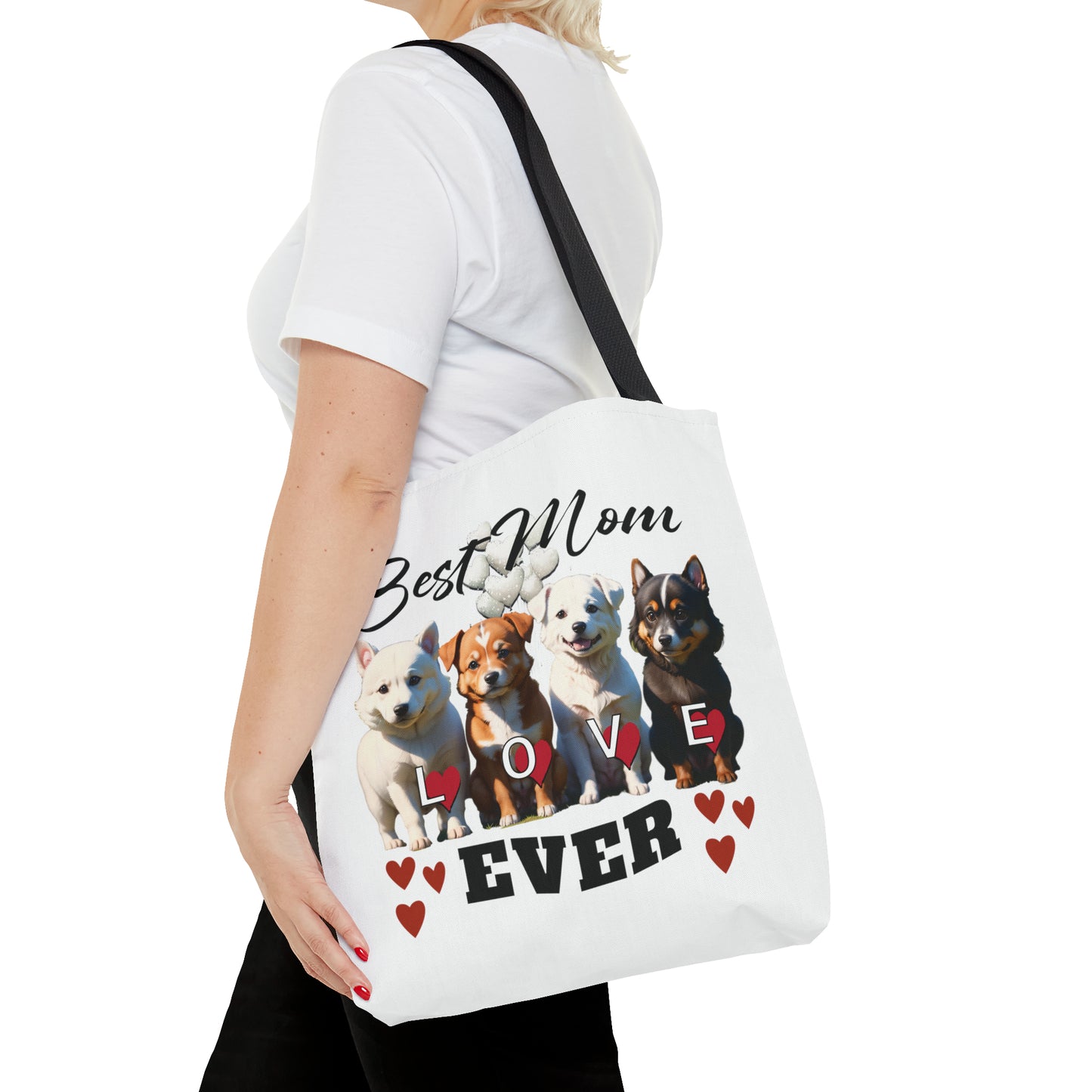 Valentine: Best Mom Ever - Tote Bag (AOP)