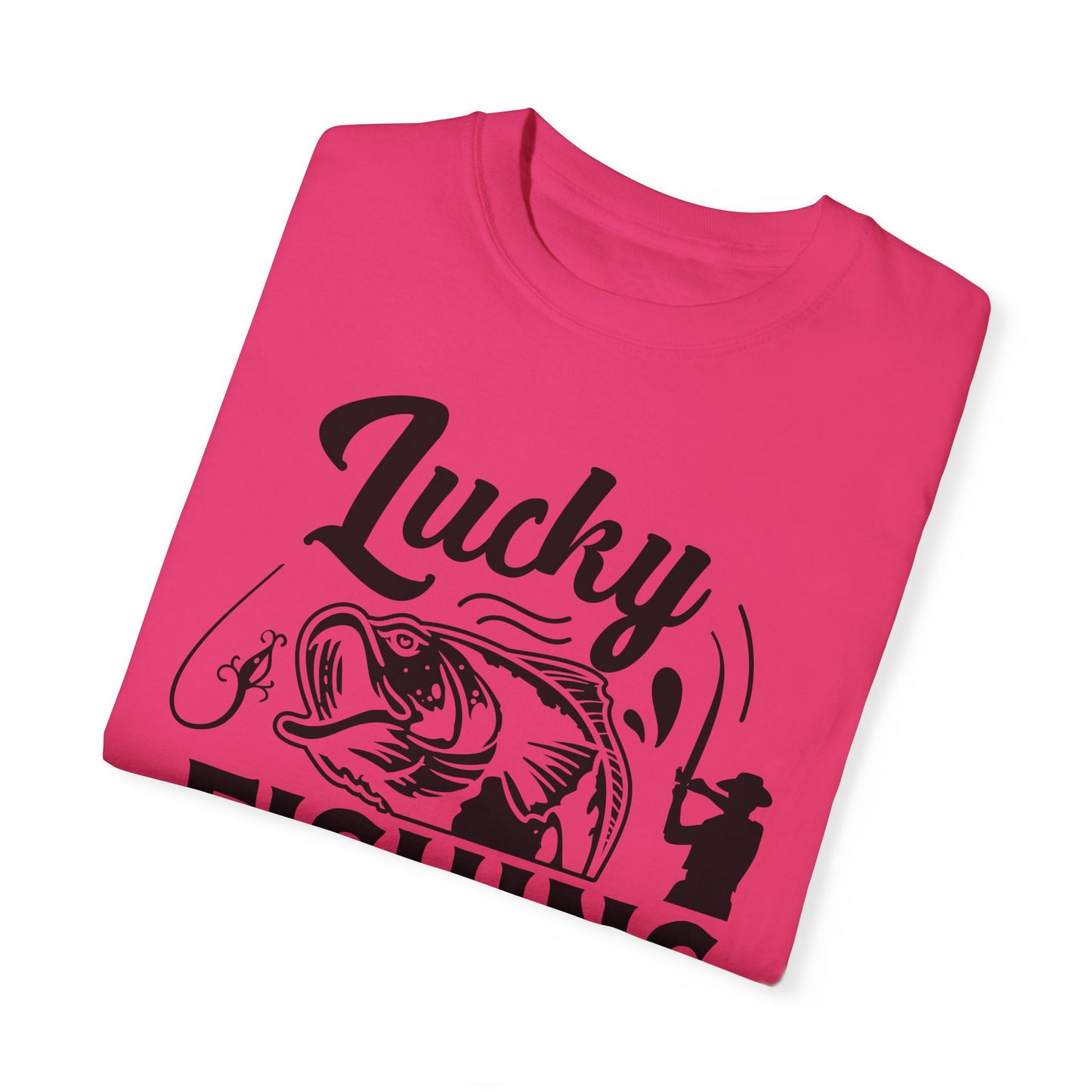 Lucky fishing shirt: Unisex Garment-Dyed T-shirt