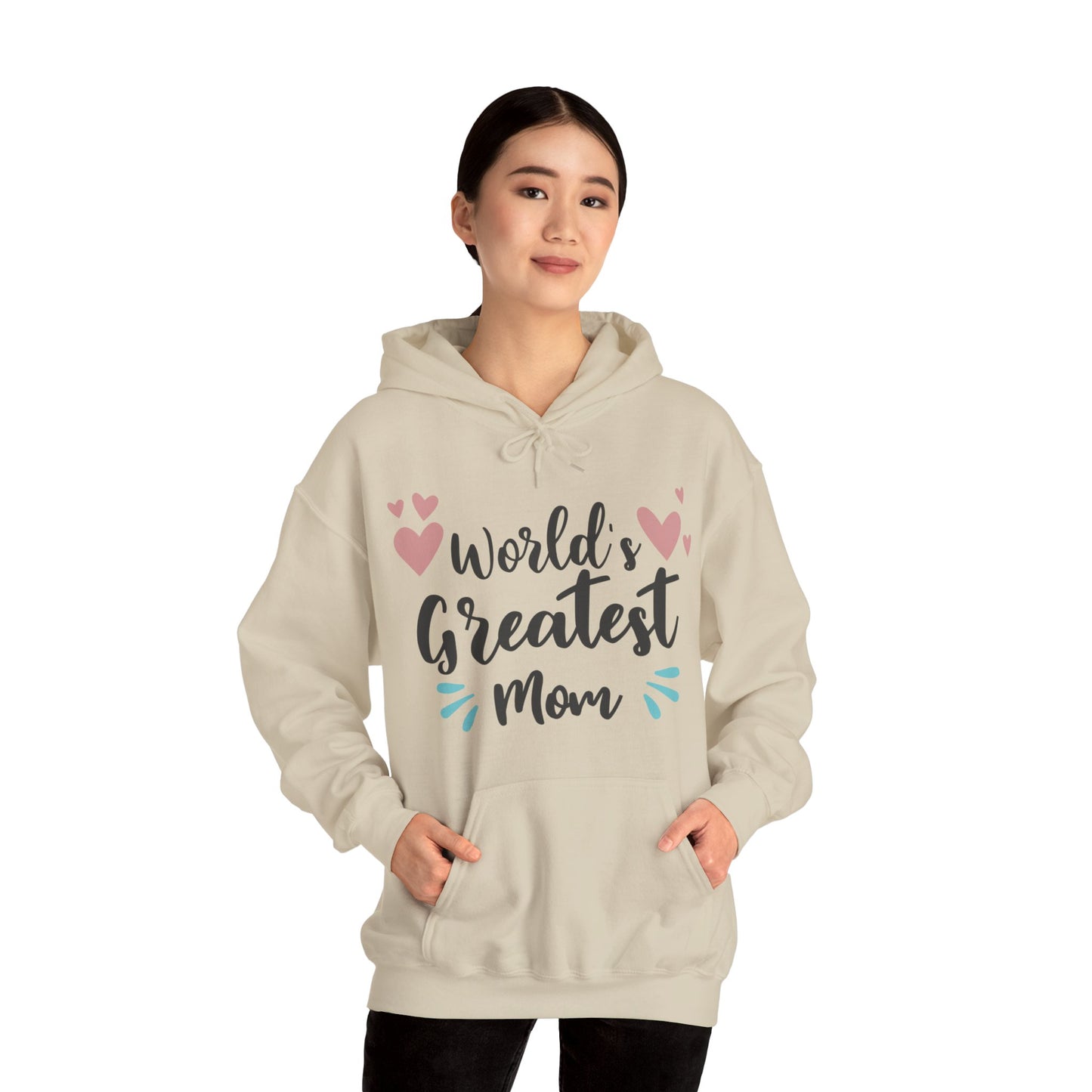 Worl Greatest Mom - Unisex Heavy Blend™ Hooded Sweatshirt