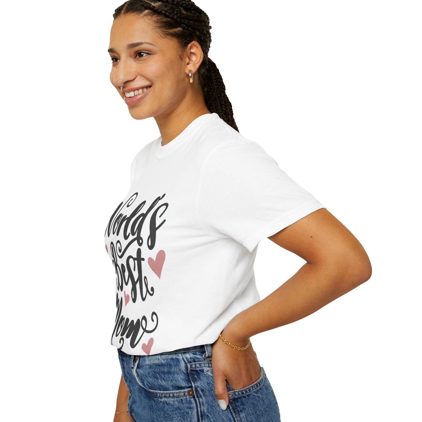 Worl best mom - Unisex Garment-Dyed T-shirt