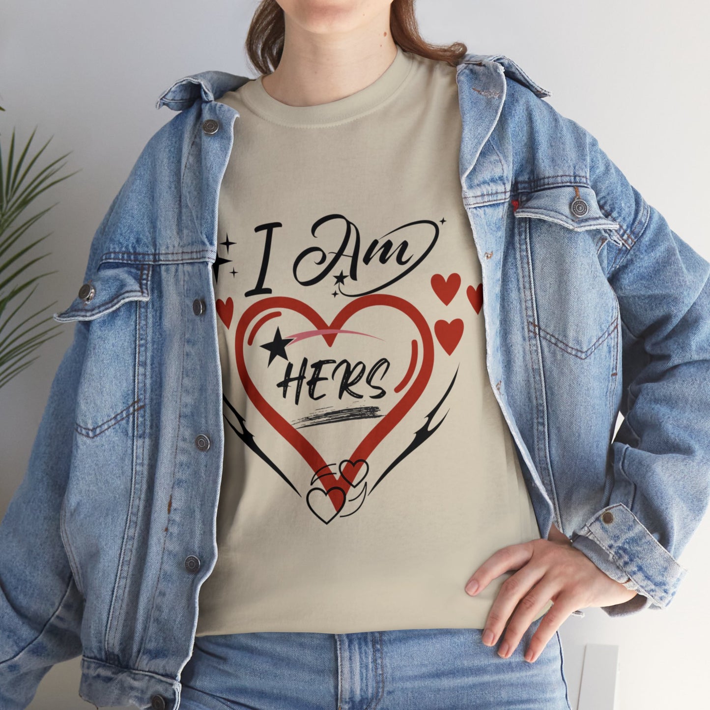 Valentine: I Am Hers - Unisex Heavy Cotton Tee