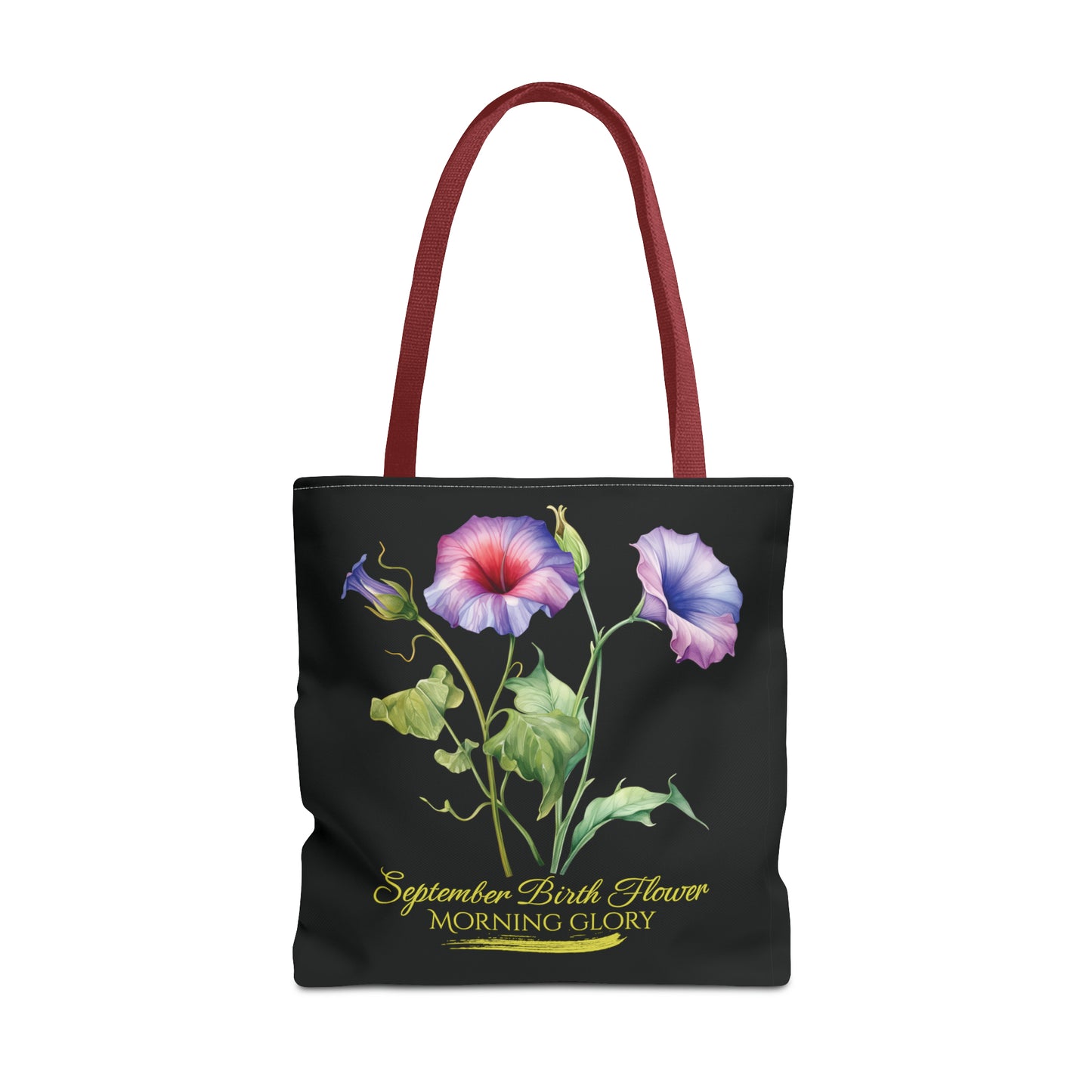 September Birth Flower: Morning Glory - Tote Bag (AOP)