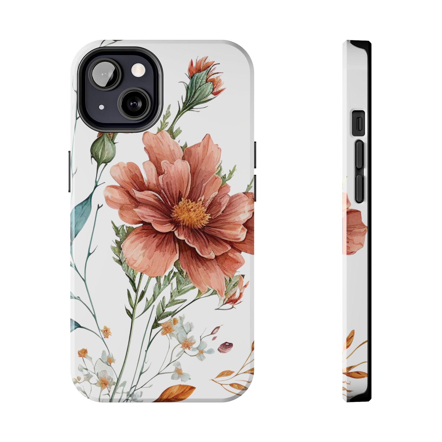 Tough Phone Cases: Watercolor Flower