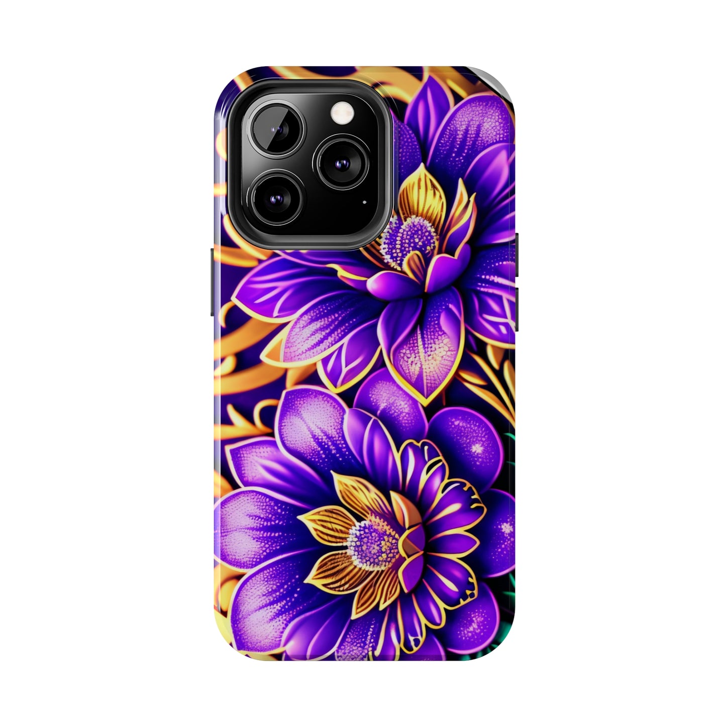 Tough Phone Cases: Fantasy Blossom Flowers