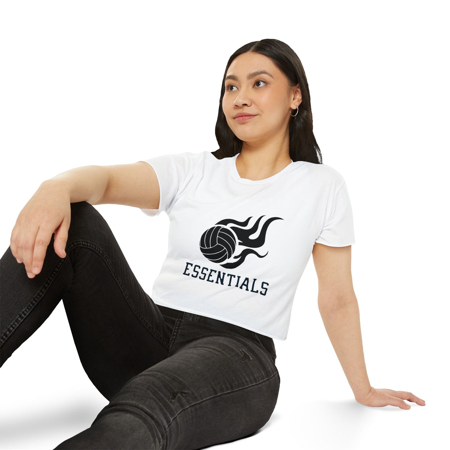 Festival Spirit Women's Crop Top, Summer Top, Sportswear, Graphic Tee, Beachwear, Party Shirt
