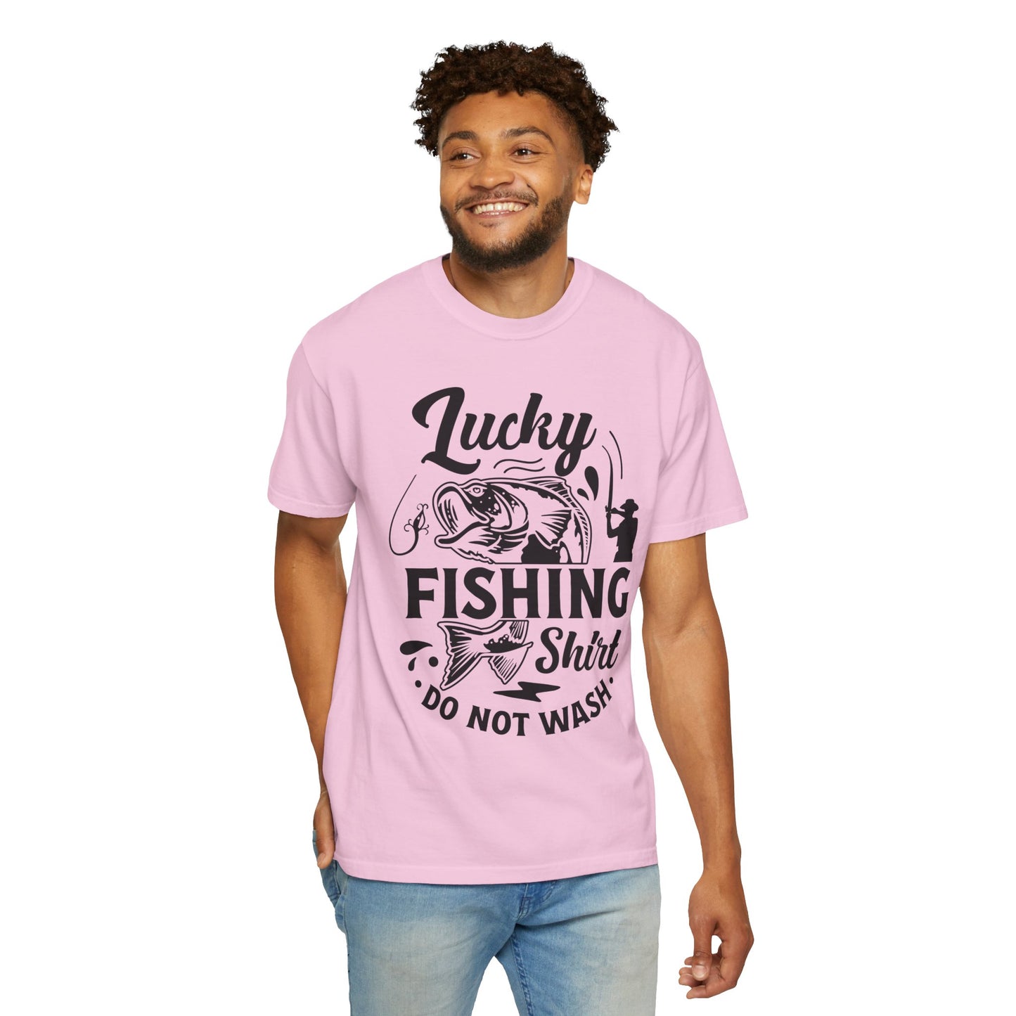 Lucky fishing shirt: Unisex Garment-Dyed T-shirt