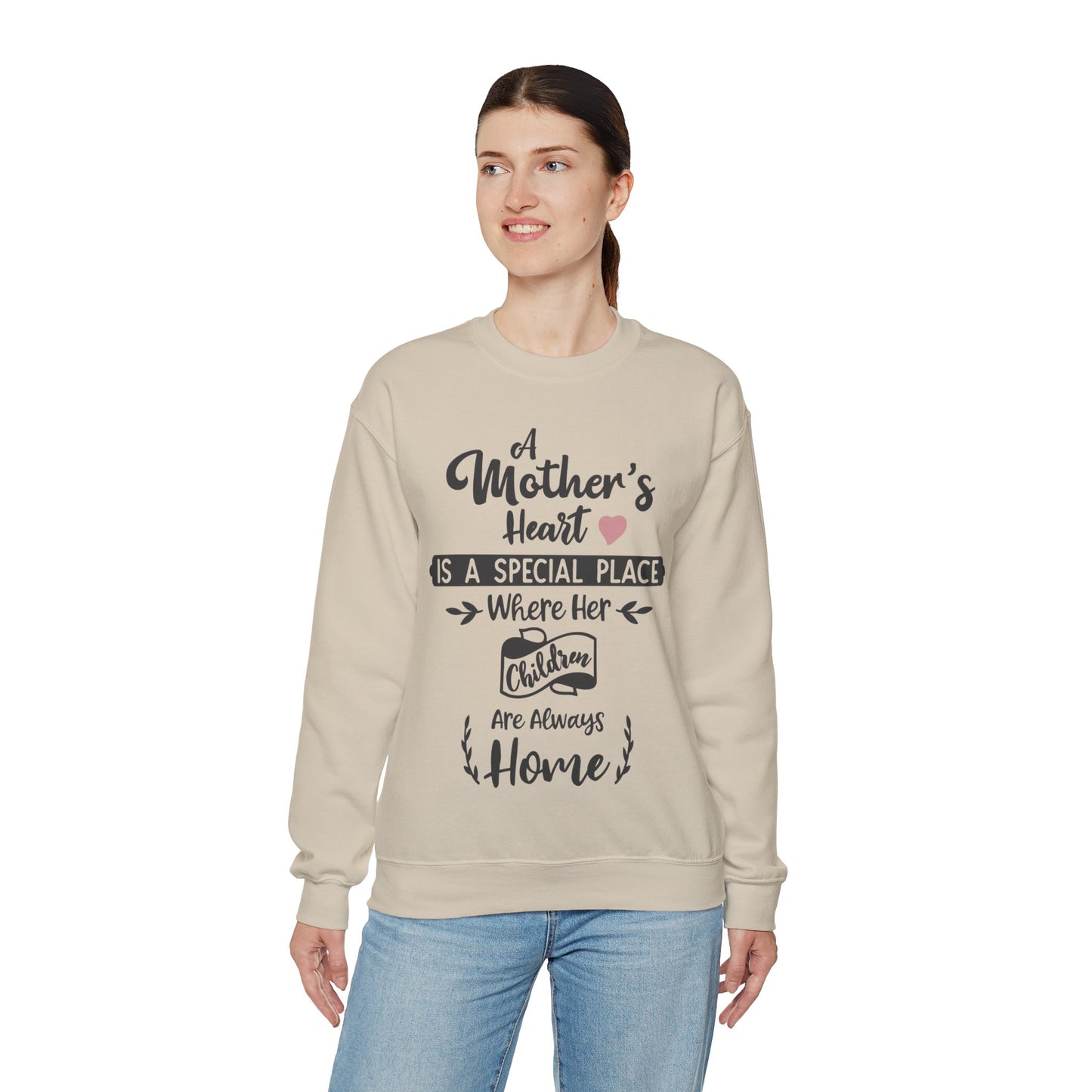 Mother's Heart is a special place - Unisex Heavy Blend™ Crewneck Sweatshirt