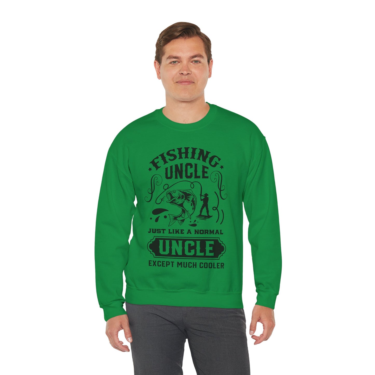 Fishing Uncle - Unisex Heavy Blend™ Crewneck Sweatshirt