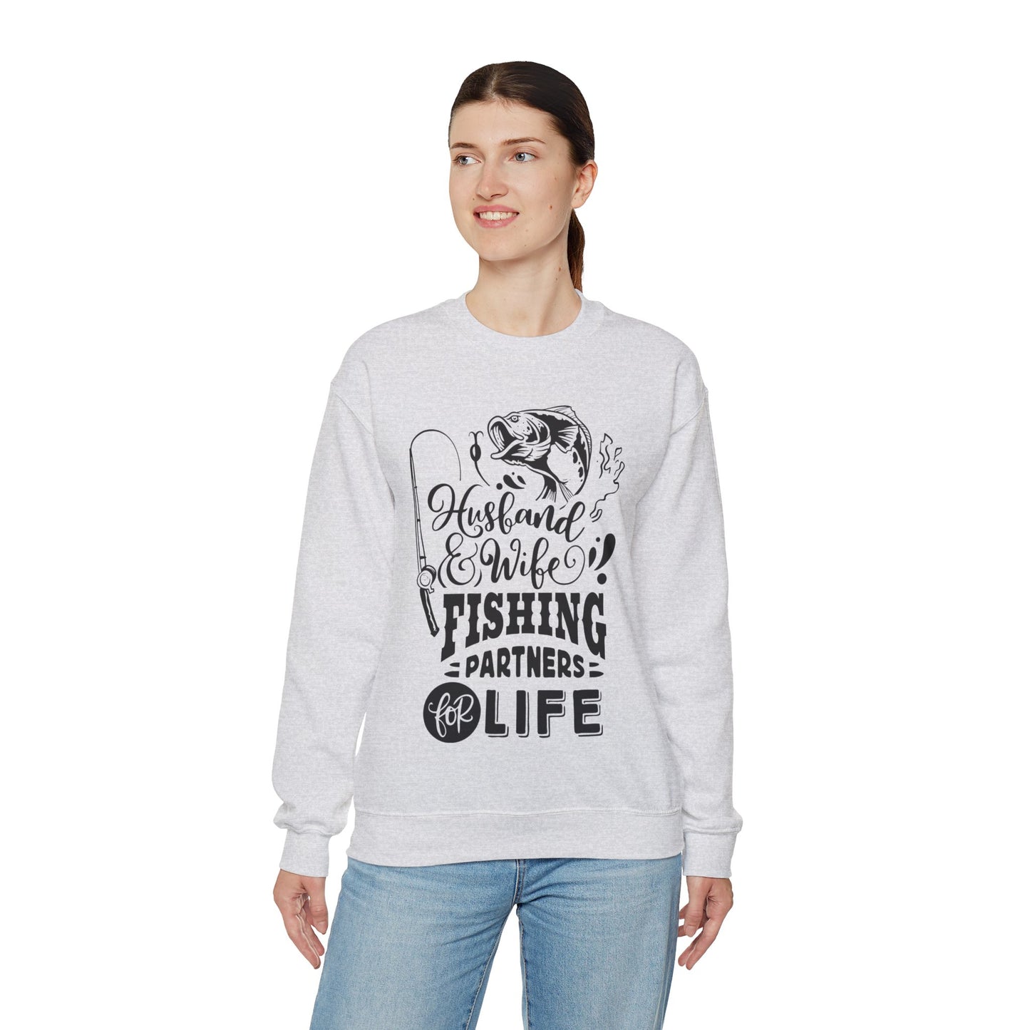 Husband and wife - Unisex Heavy Blend™ Crewneck Sweatshirt