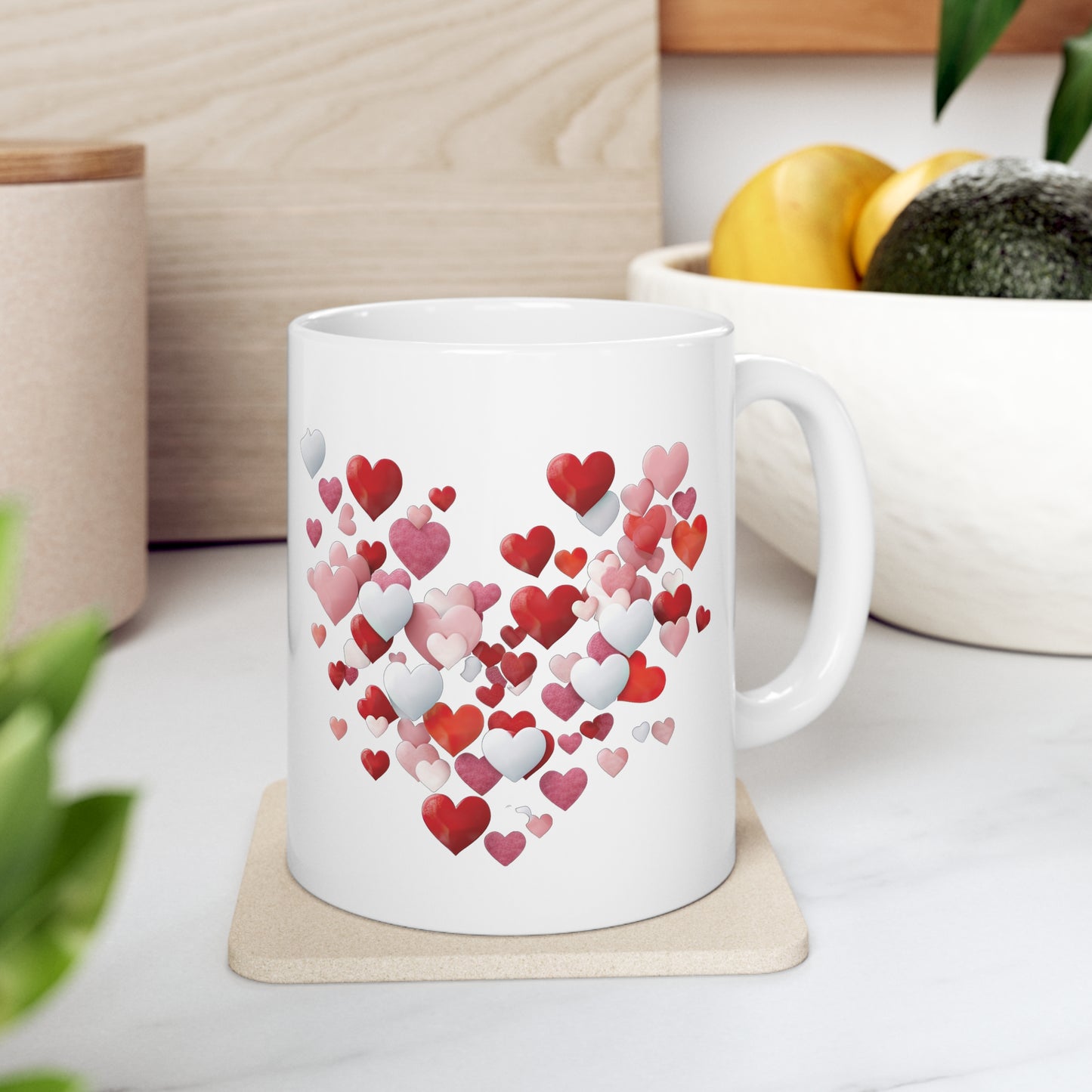 Valentine's Heart: Ceramic Mug 11oz