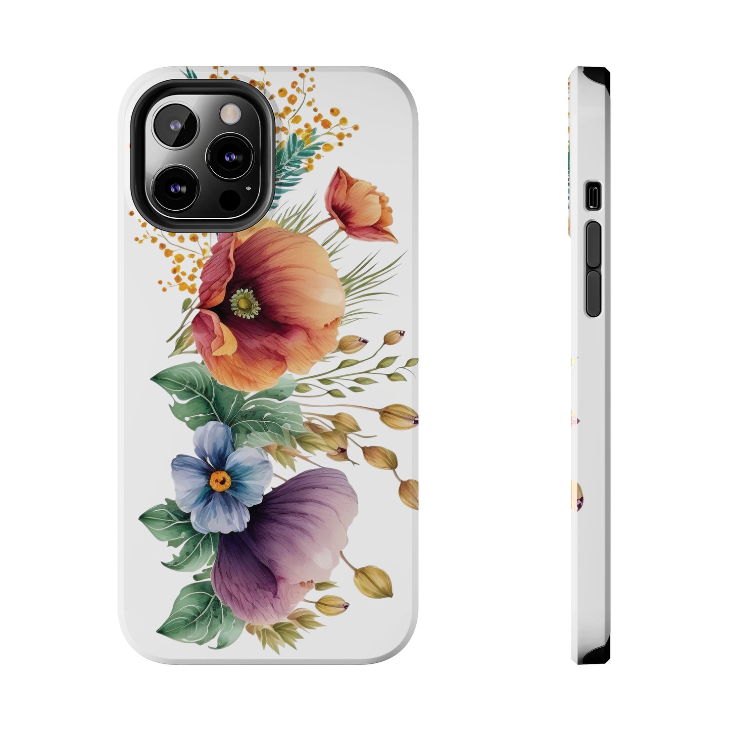 Tough Phone Cases: Watercolor Flower