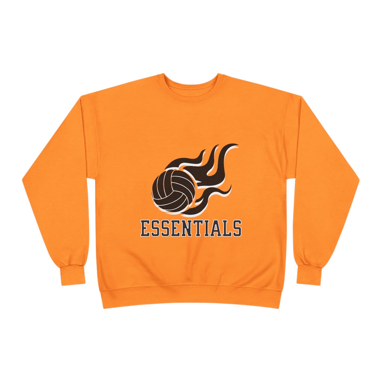 Volleyball Essentials Crewneck Sweatshirt - Unisex Eco-Friendly, Sportswear, Athletic Casual, Team Spirit, Gift for Sports Lovers