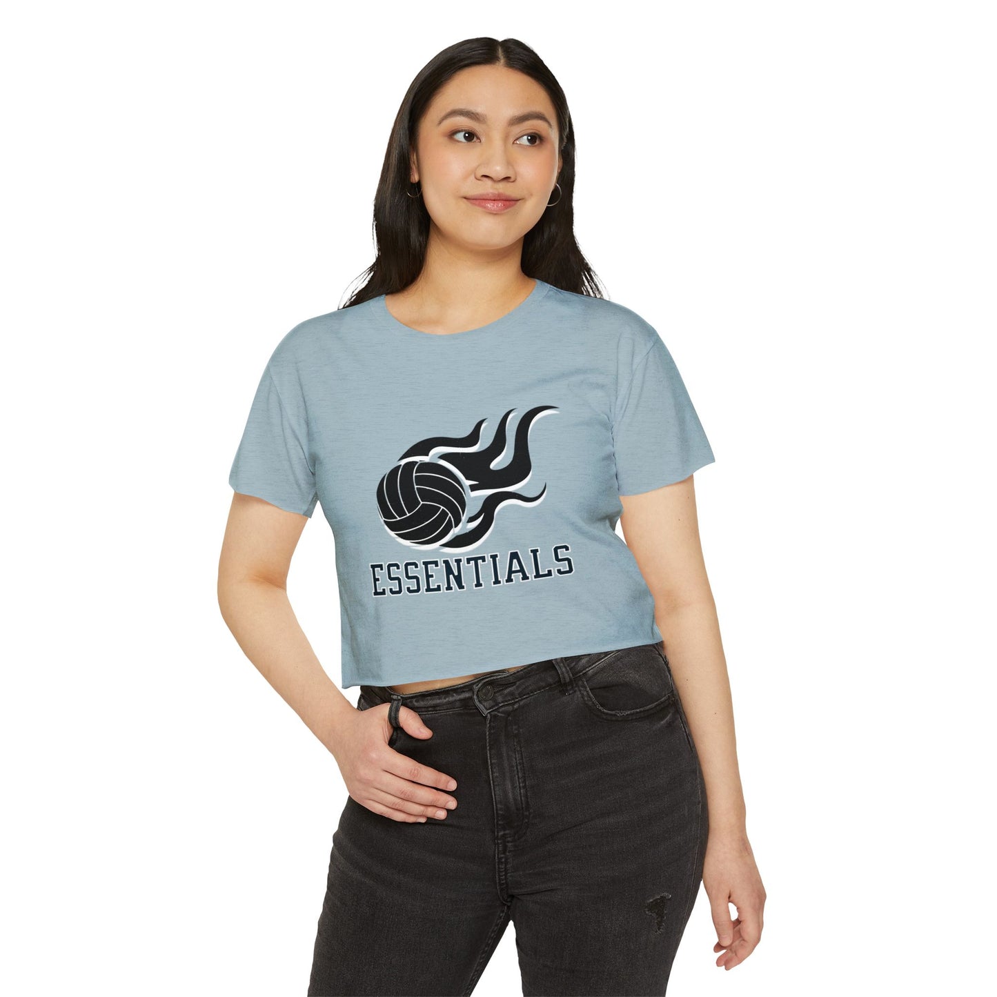 Festival Spirit Women's Crop Top, Summer Top, Sportswear, Graphic Tee, Beachwear, Party Shirt