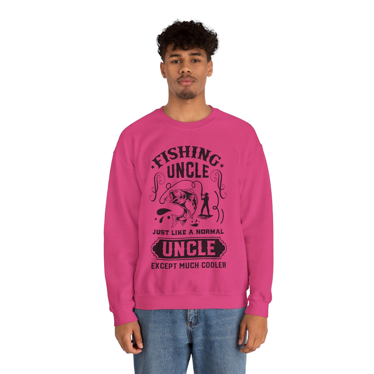 Fishing Uncle - Unisex Heavy Blend™ Crewneck Sweatshirt