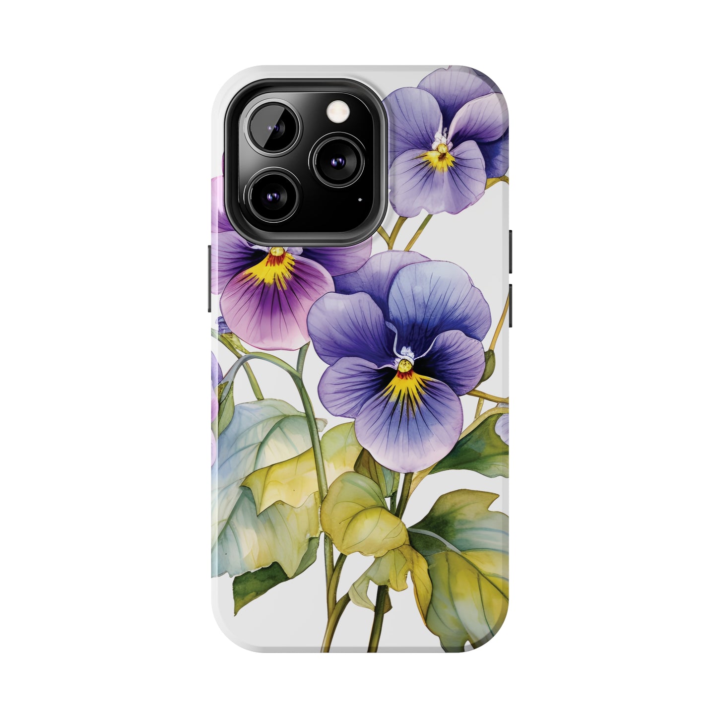 Tough Phone Cases (Violet Flower)