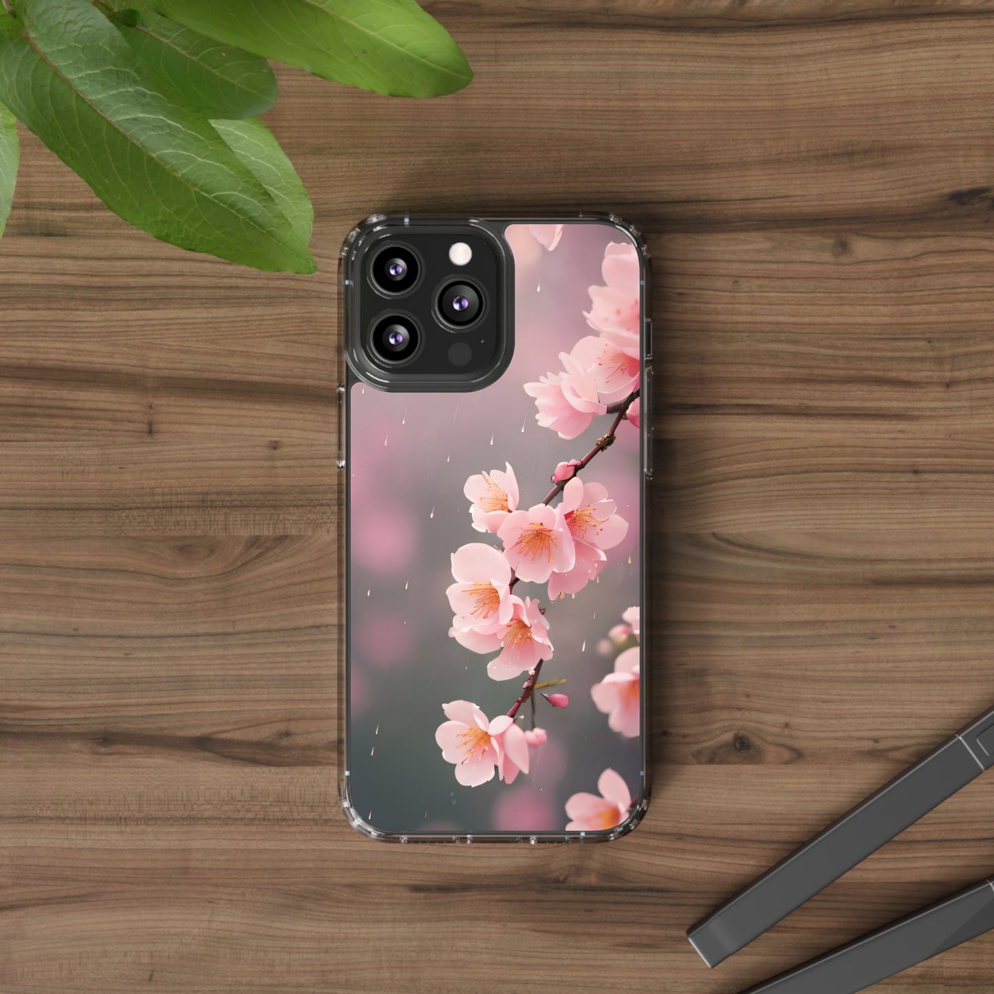 Clear Phone Cases: Blossom Flower