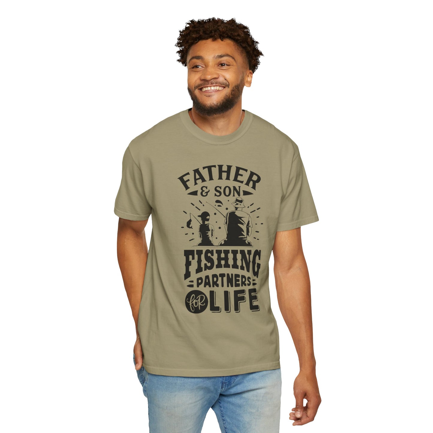 Father and Son forever: Unisex Garment-Dyed T-shirt