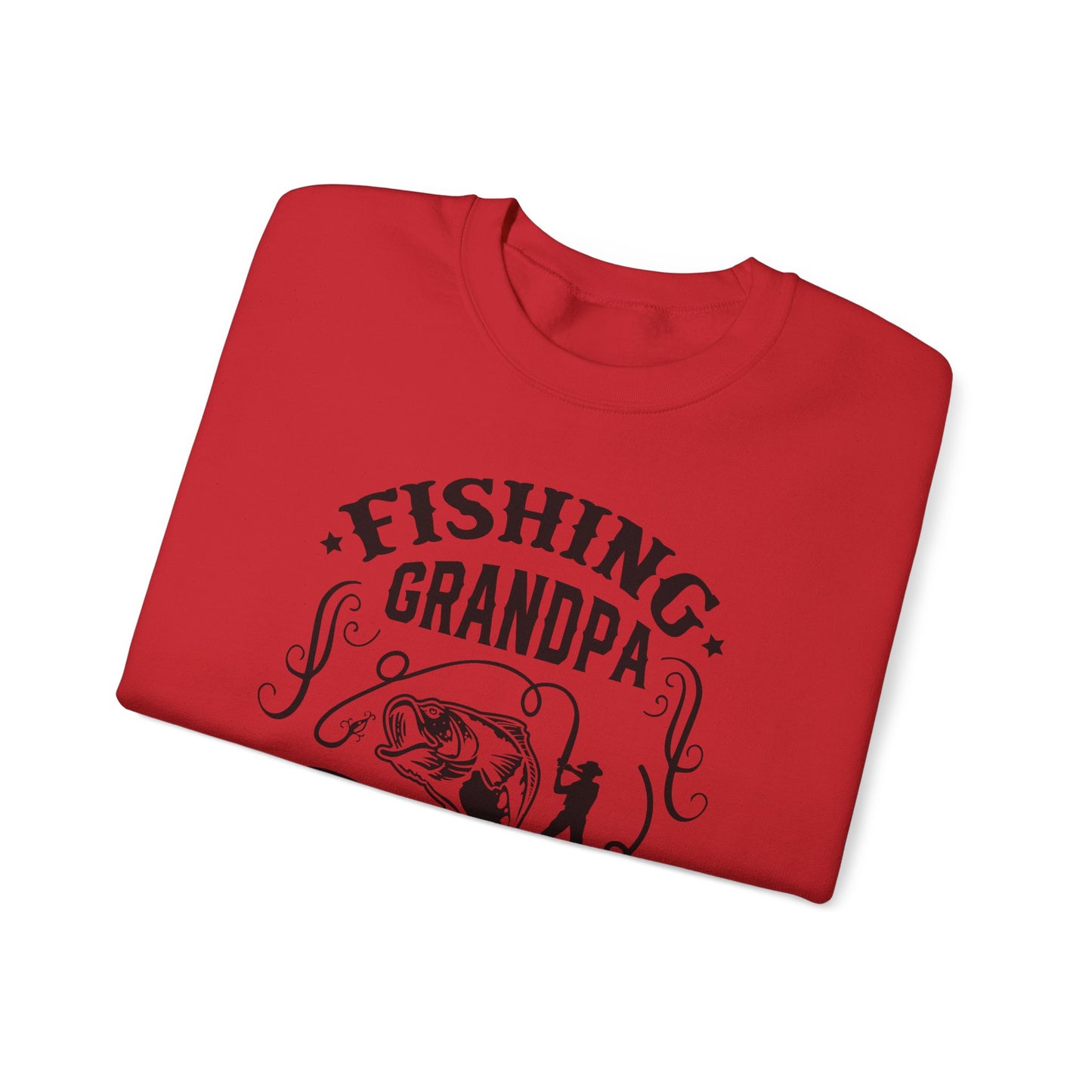 Fishing Grandpa - Unisex Heavy Blend™ Crewneck Sweatshirt