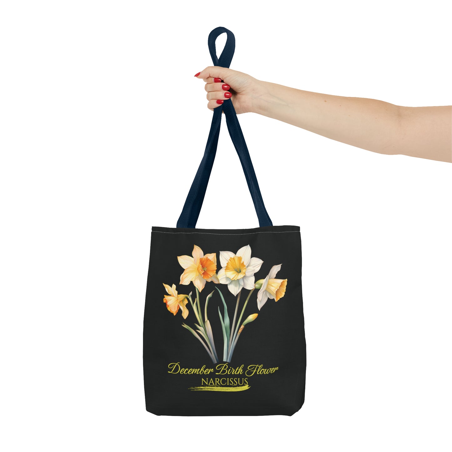 December Birth Flower: Narcissus - Tote Bag (AOP)