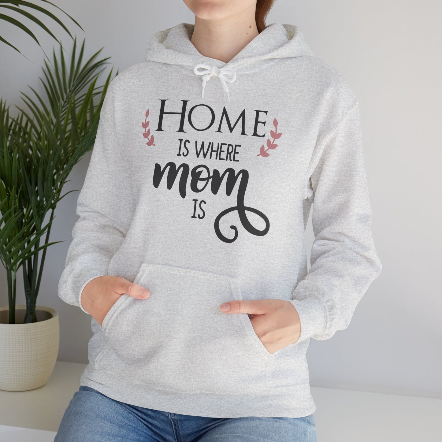 Home is where mom is - Unisex Heavy Blend™ Hooded Sweatshirt