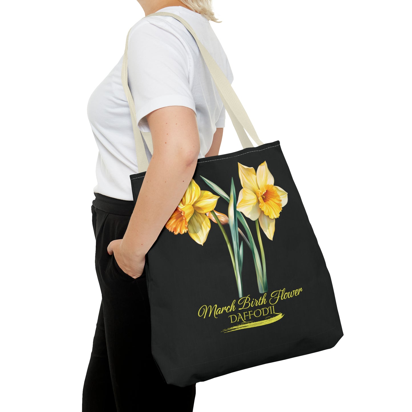 March Birth Flower: Daffodil - Tote Bag (AOP)