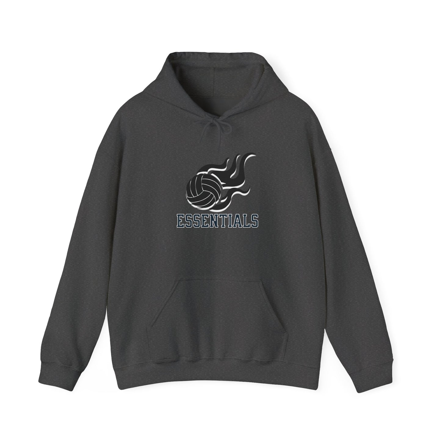 Essential Volleyball Hoodie - Unisex Heavy Blend Sweatshirt for Sports Lovers, Casual Wear, Gifts for Ball Players, Team Spirit