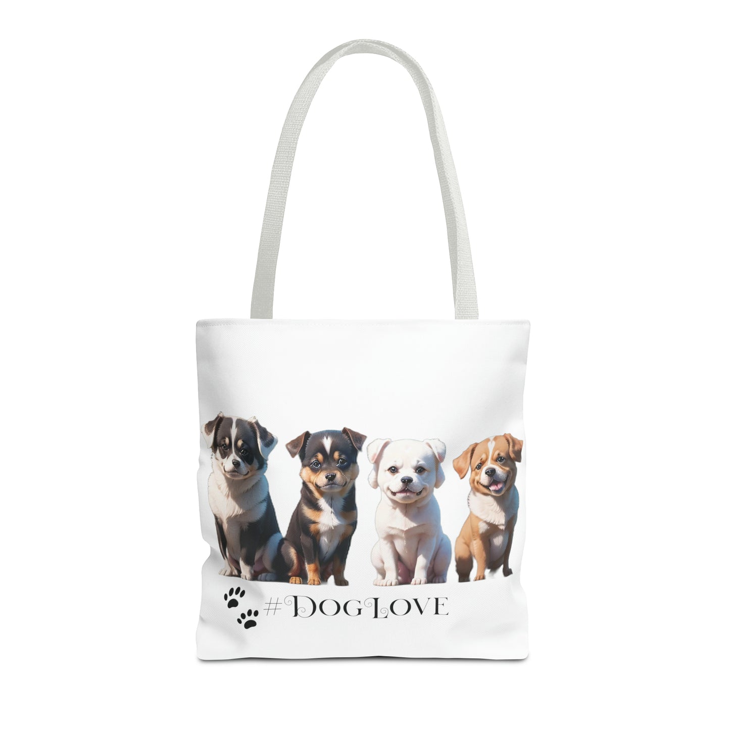 Tote Bag (AOP): #DogLove