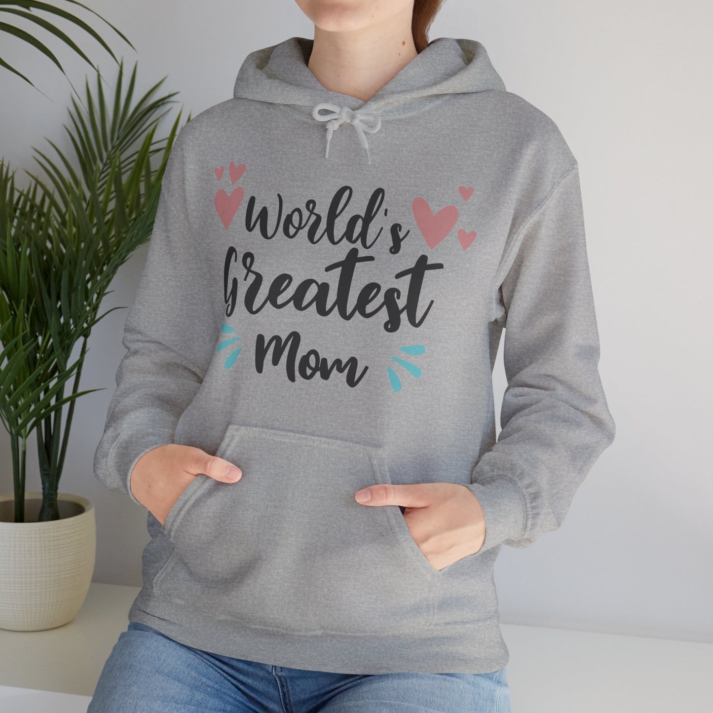 Worl Greatest Mom - Unisex Heavy Blend™ Hooded Sweatshirt