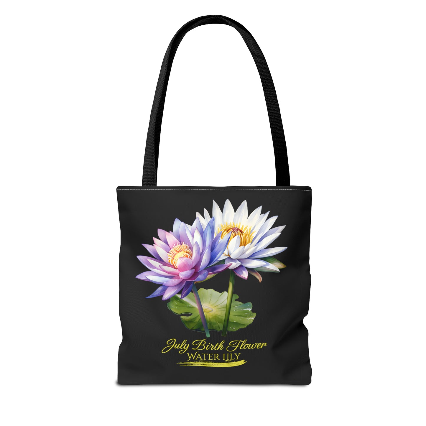 July Birth Flower: Water Lily - Tote Bag (AOP)