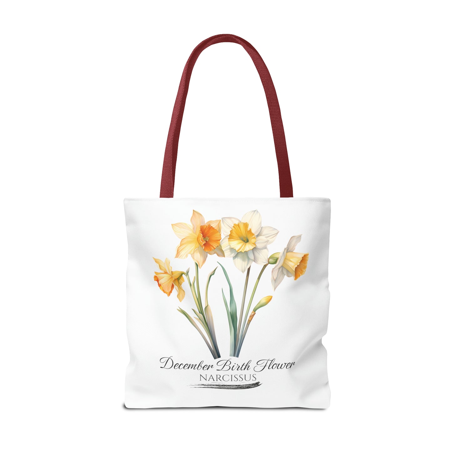 December Birth Flower: Narcissus - Tote Bag (AOP)