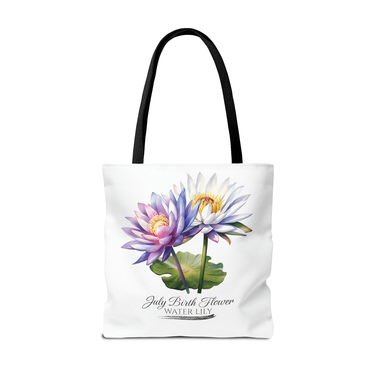 July Birth Flower: Water Lily - Tote Bag (AOP)