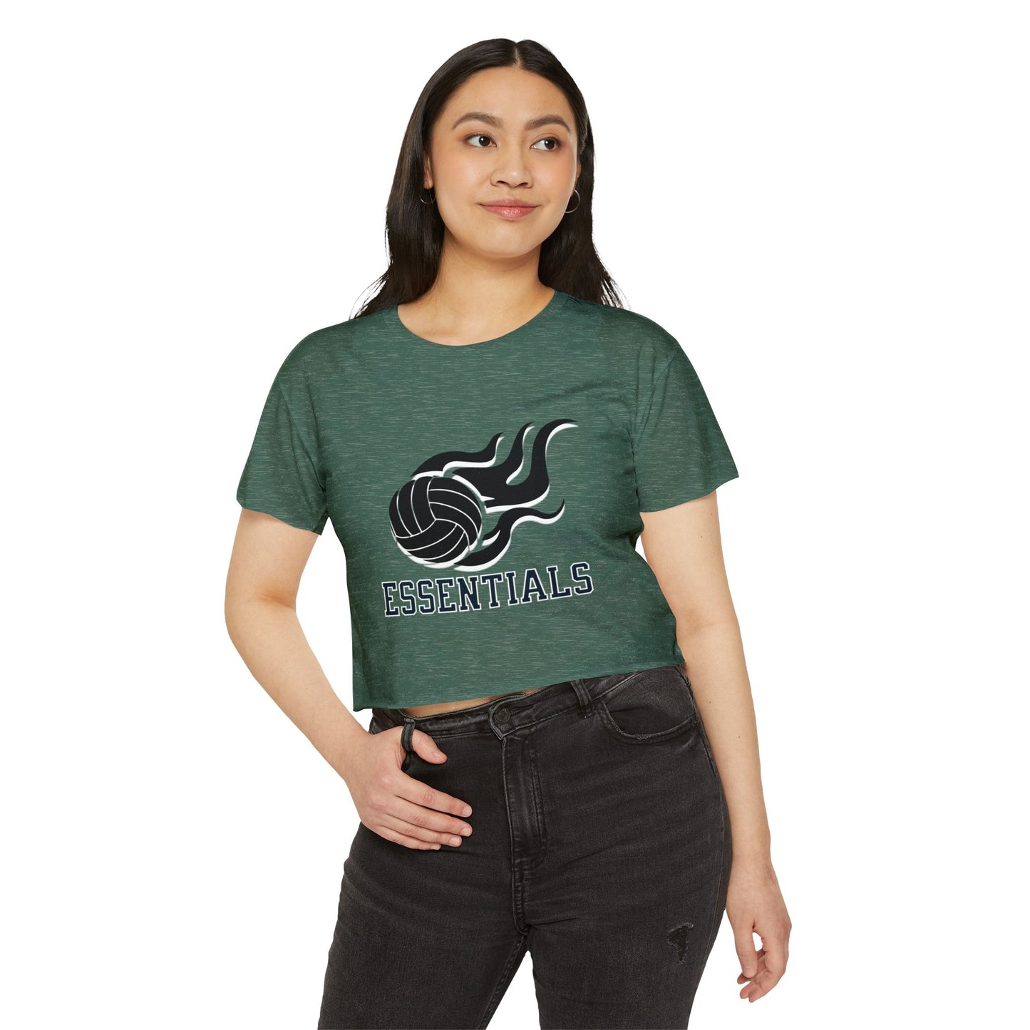 Festival Spirit Women's Crop Top, Summer Top, Sportswear, Graphic Tee, Beachwear, Party Shirt