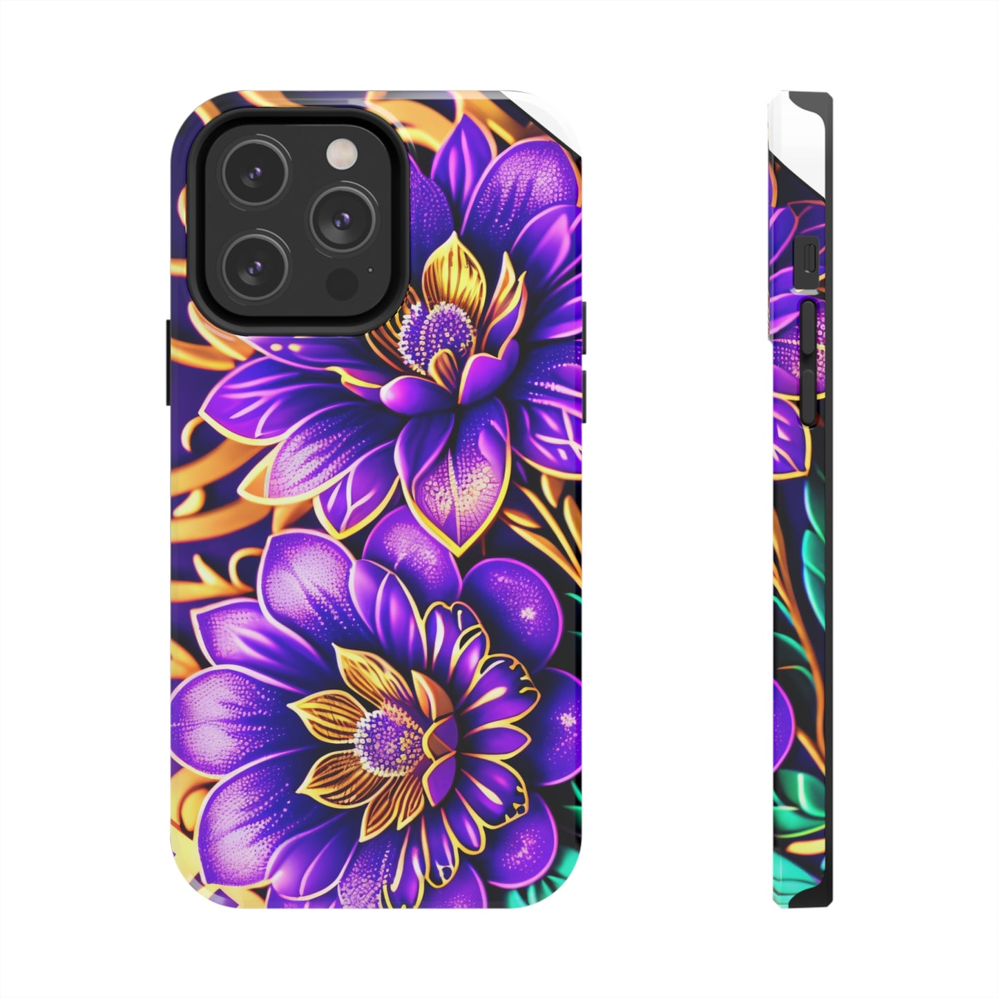 Tough Phone Cases: Fantasy Blossom Flowers