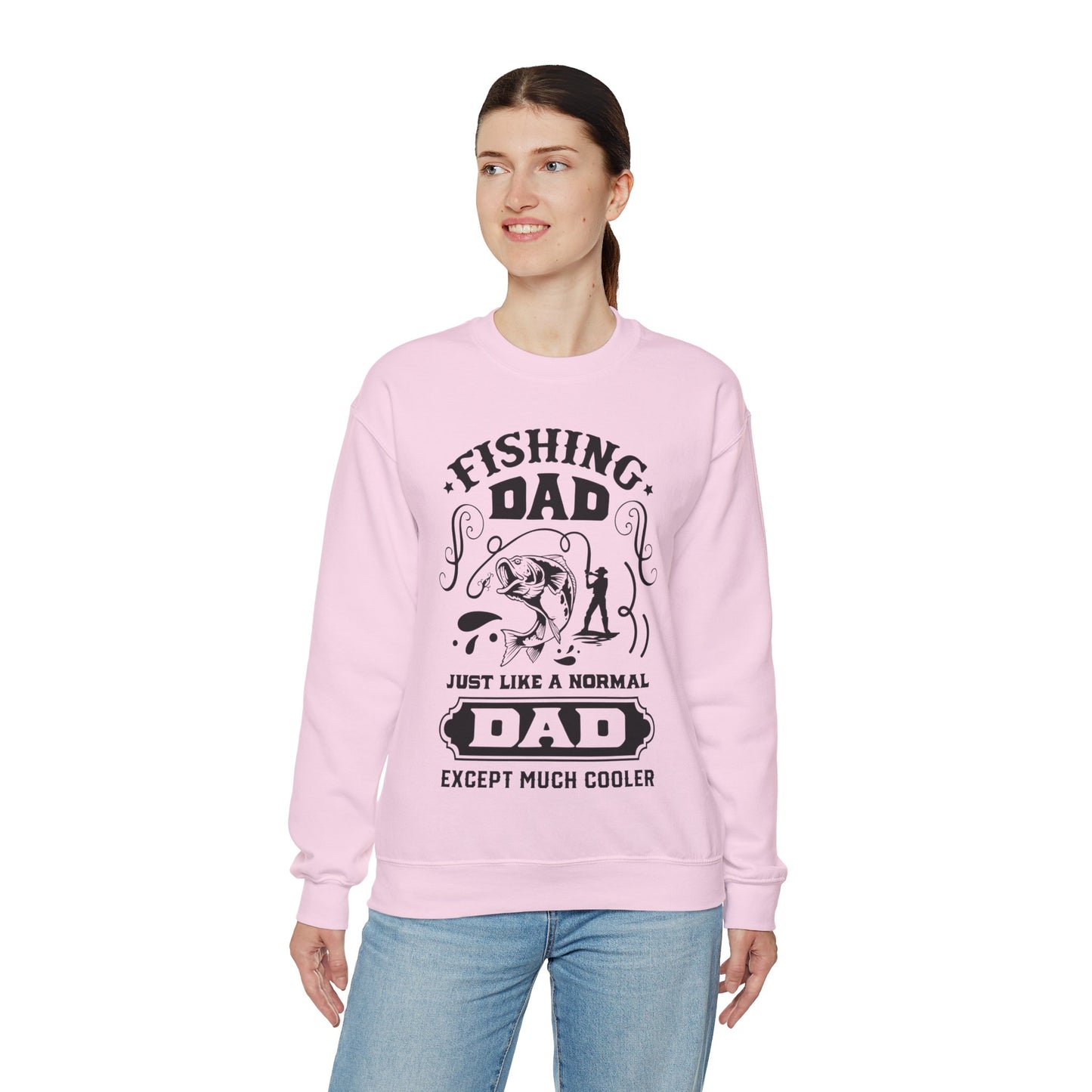 Fishing dad - Unisex Heavy Blend™ Crewneck Sweatshirt