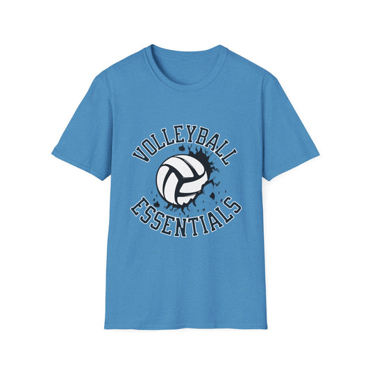 Volleyball Essentials T-Shirt, Unisex Sports Tee, Athletic Gift, Team Spirit Shirt, Summer Wear, Sports Event Apparel
