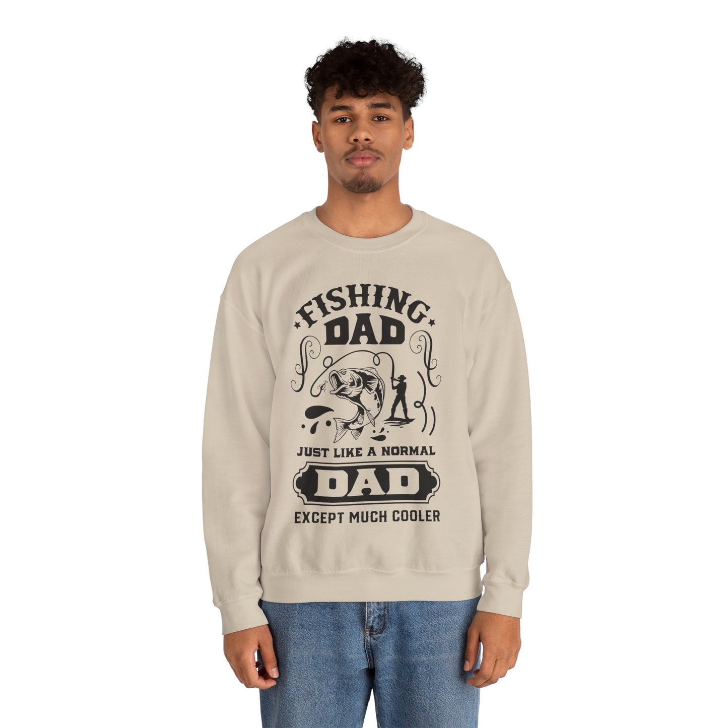 Fishing dad - Unisex Heavy Blend™ Crewneck Sweatshirt