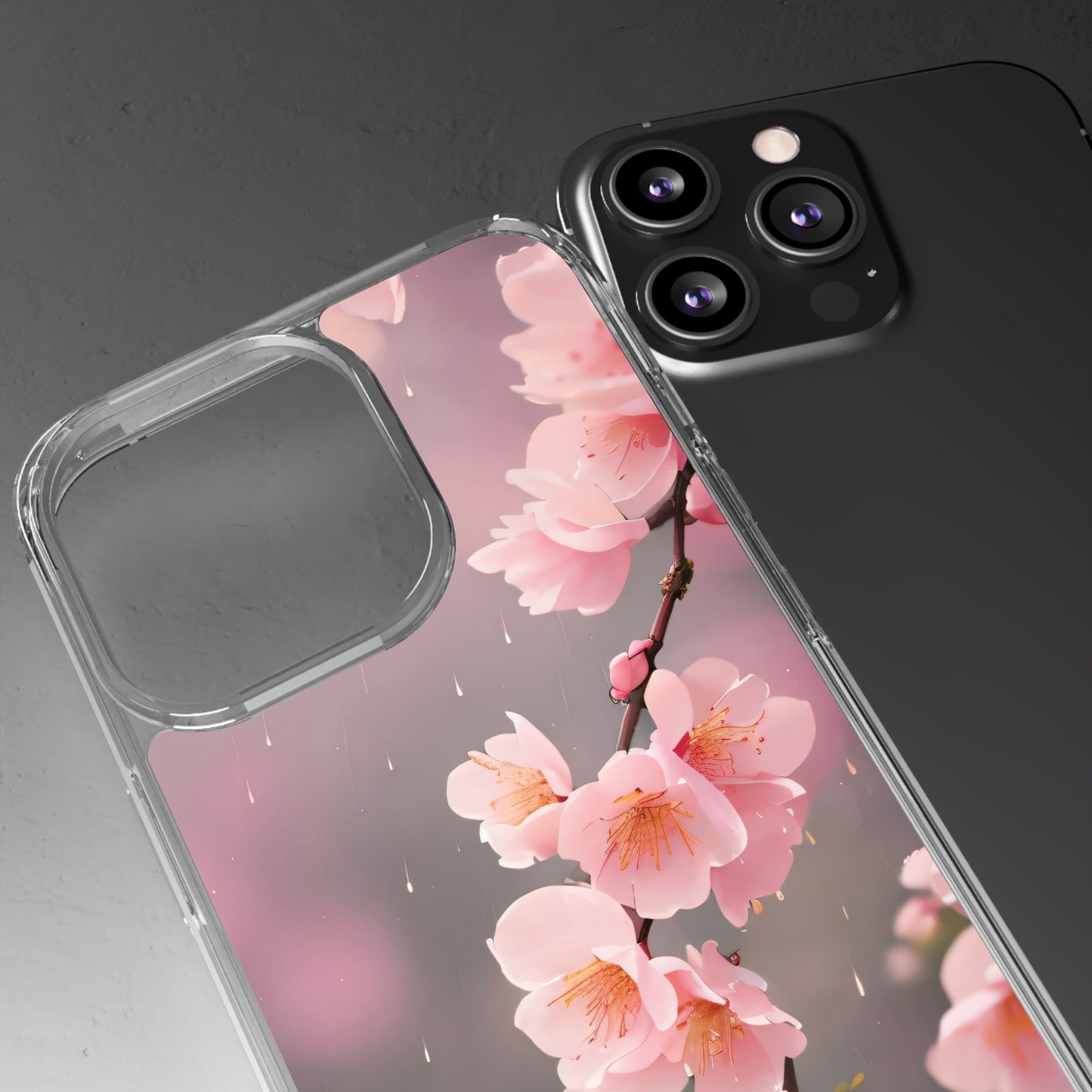 Clear Phone Cases: Blossom Flower