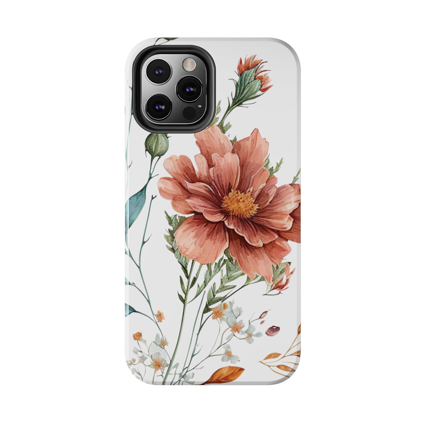 Tough Phone Cases: Watercolor Flower