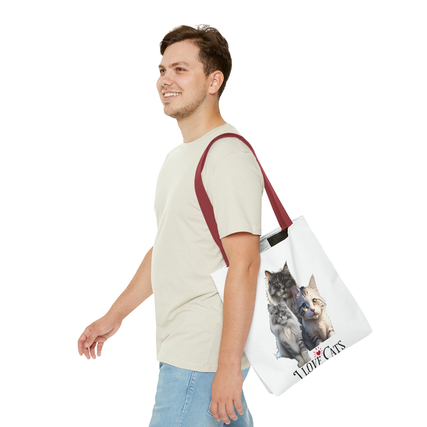 I love Cats - Tote Bag (AOP)