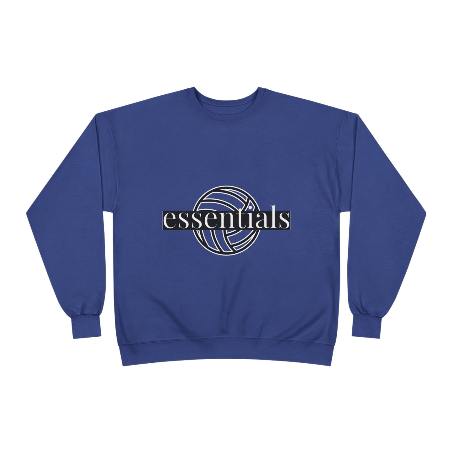 Unisex Eco-Friendly Volleyball Sweatshirt, Casual Sportswear for Athletes, Great for Gifts, Team Spiritwear, Eco-Conscious Fashion