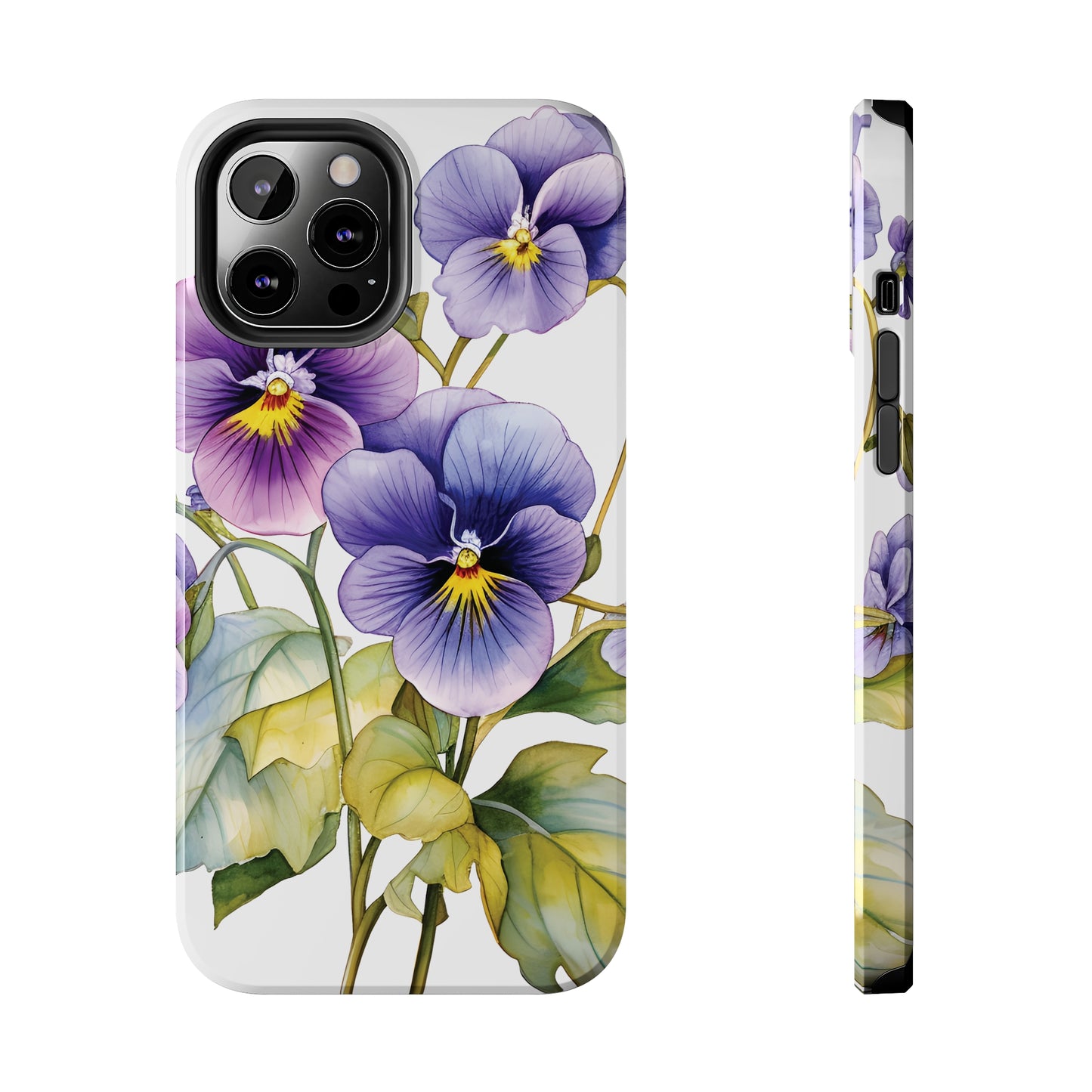 Tough Phone Cases (Violet Flower)