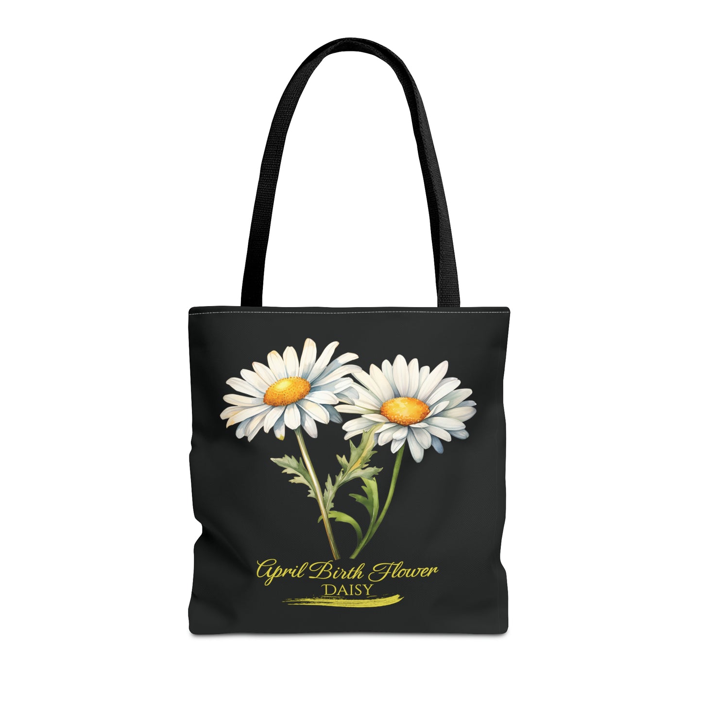 April Birth Flower: Daisy - Tote Bag (AOP)