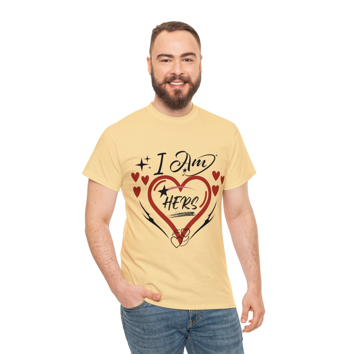 Valentine: I Am Hers - Unisex Heavy Cotton Tee