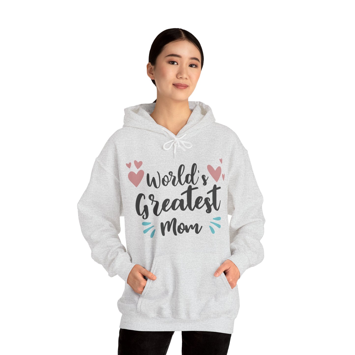 Worl Greatest Mom - Unisex Heavy Blend™ Hooded Sweatshirt