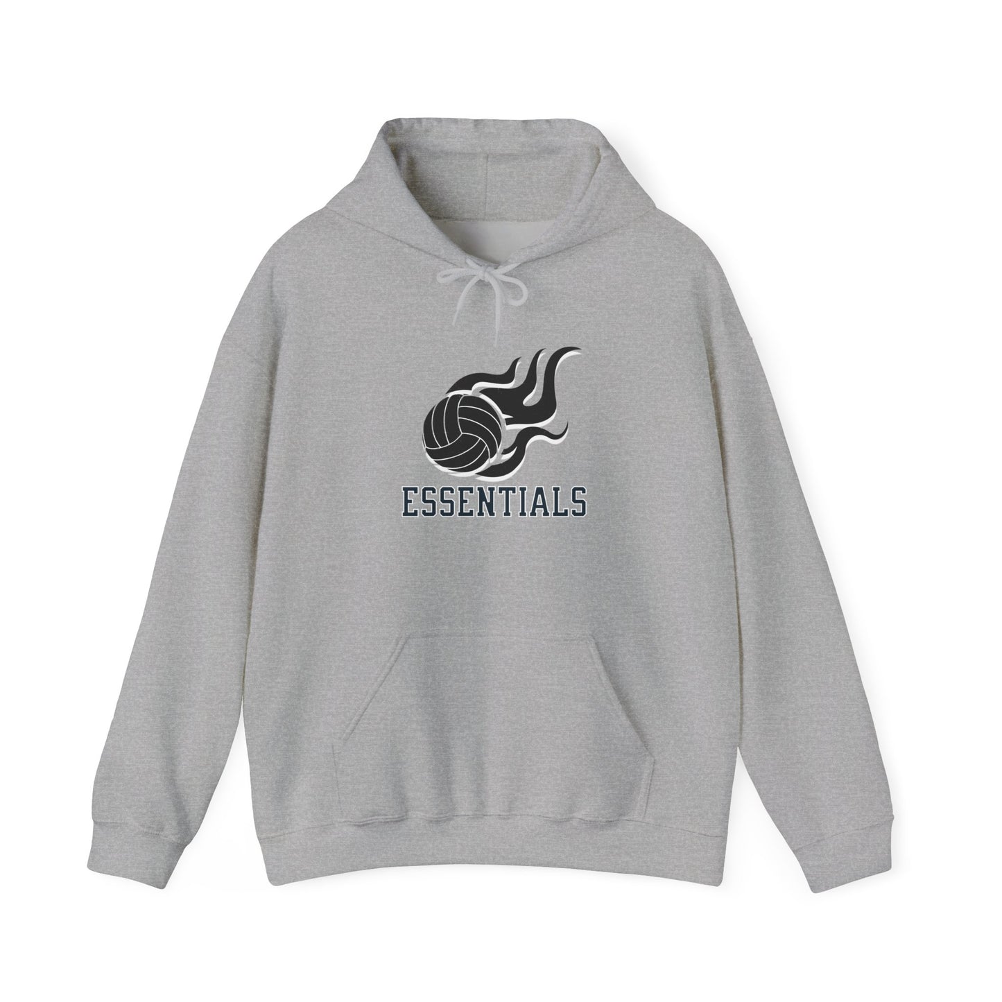 Essential Volleyball Hoodie - Unisex Heavy Blend Sweatshirt for Sports Lovers, Casual Wear, Gifts for Ball Players, Team Spirit
