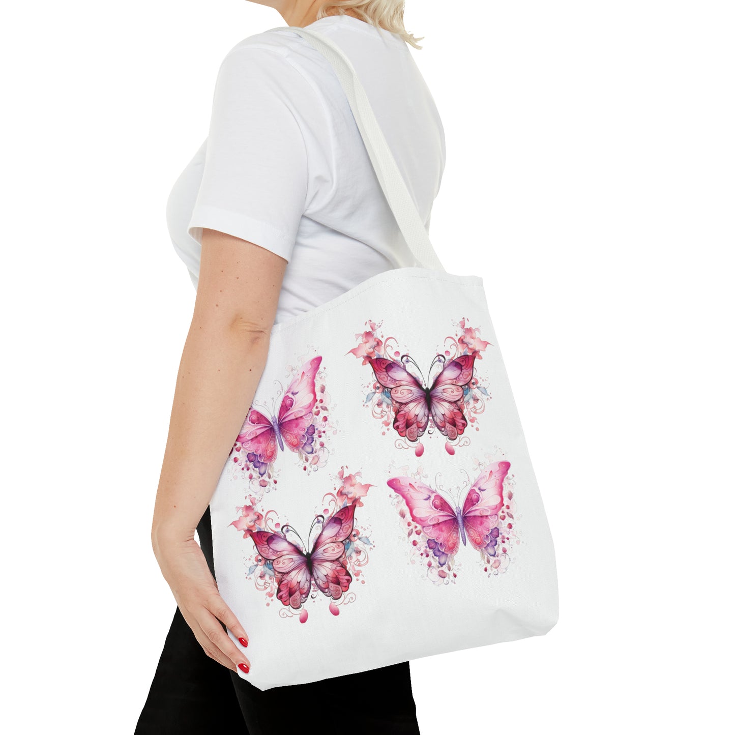 Pink Butterfly - Tote Bag (AOP)