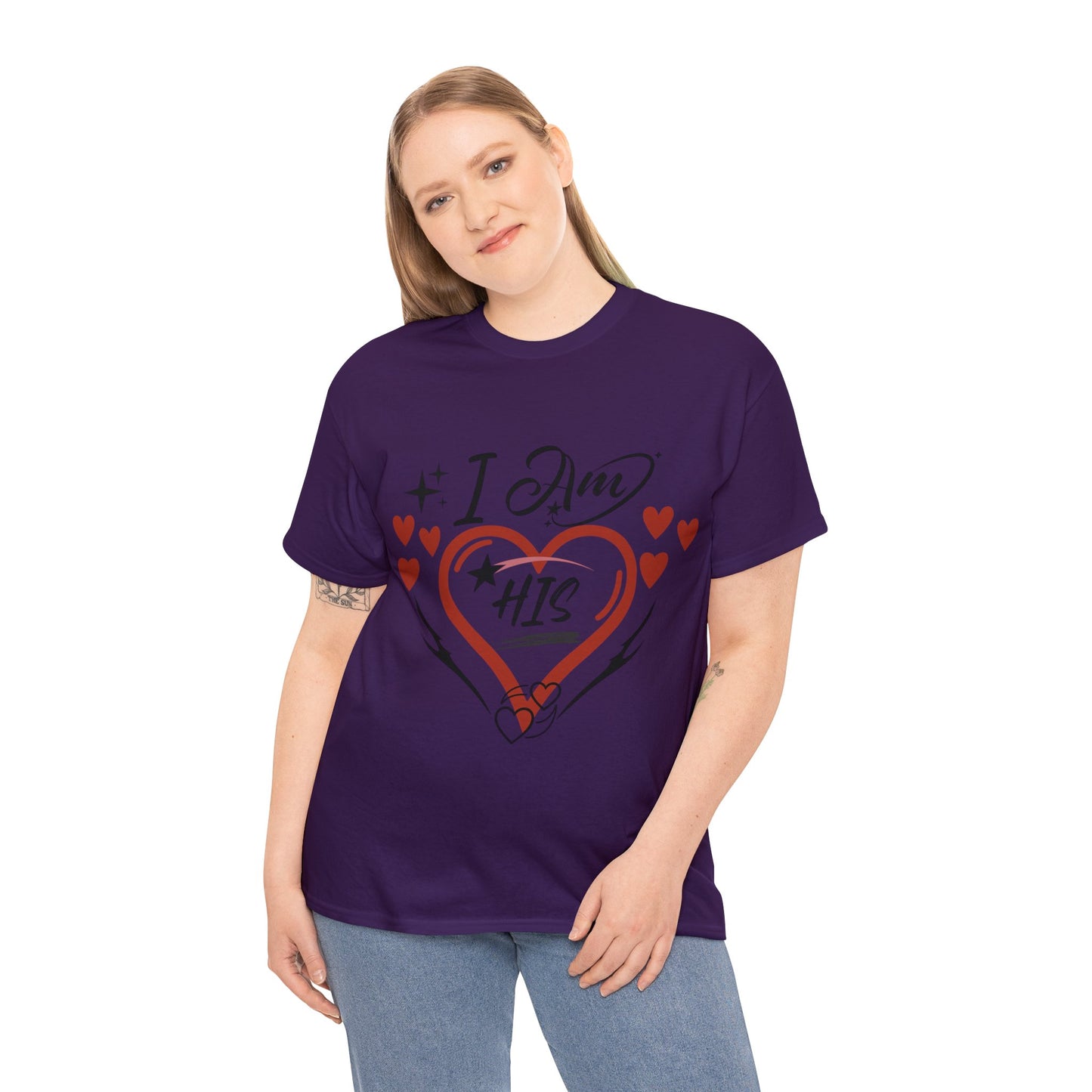 Valentine: I Am His - Unisex Heavy Cotton Tee