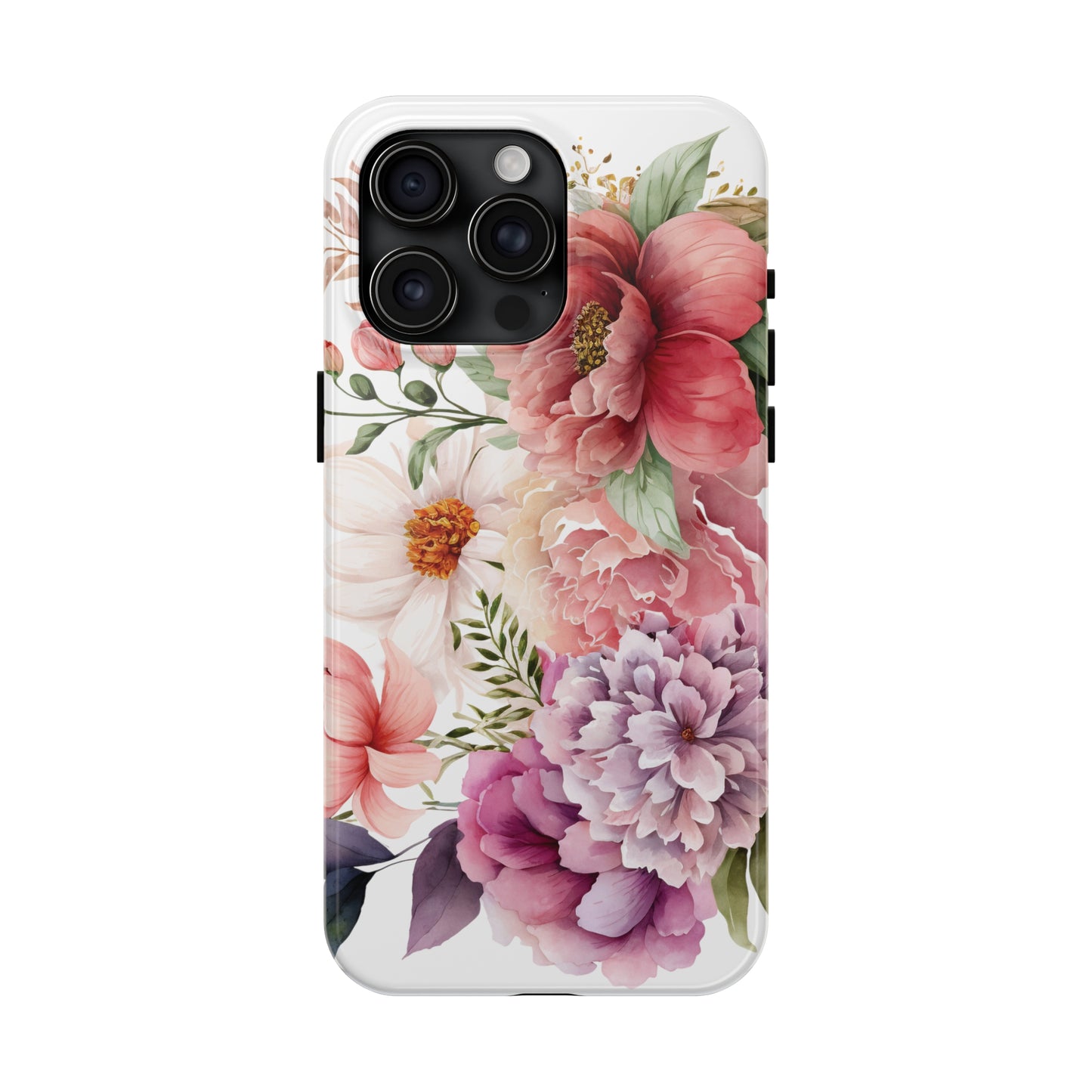 Tough Phone Cases: Watercolor Flower