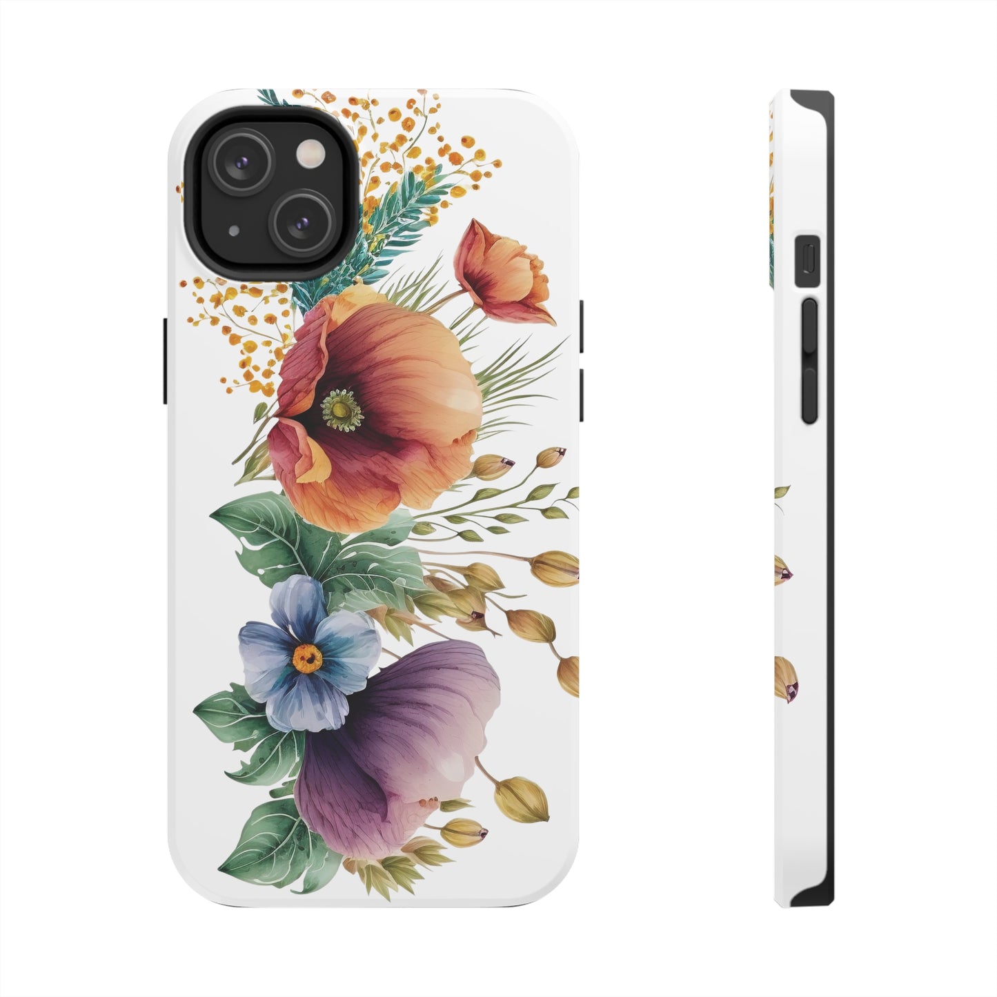 Tough Phone Cases: Watercolor Flower